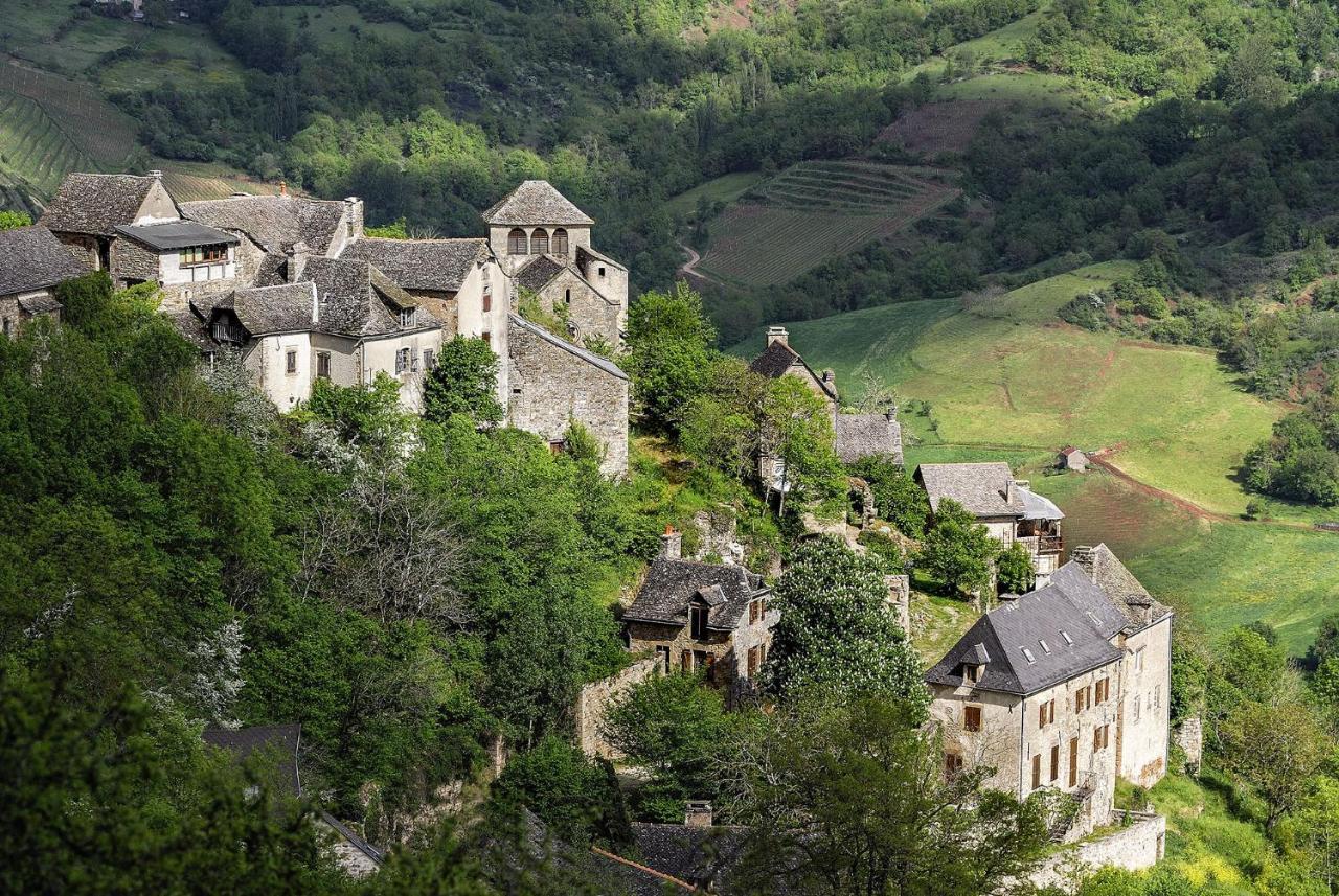 Gite De La Cascade Salles-la-Source Exterior foto